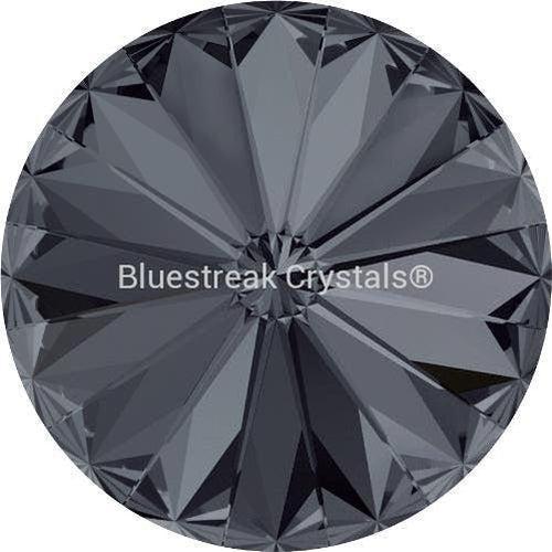 Swarovski Chatons Round Stones Rivoli (1122) Crystal Silver Night-Swarovski Chatons & Round Stones-SS39 (8.30mm) - Pack of 10-Bluestreak Crystals