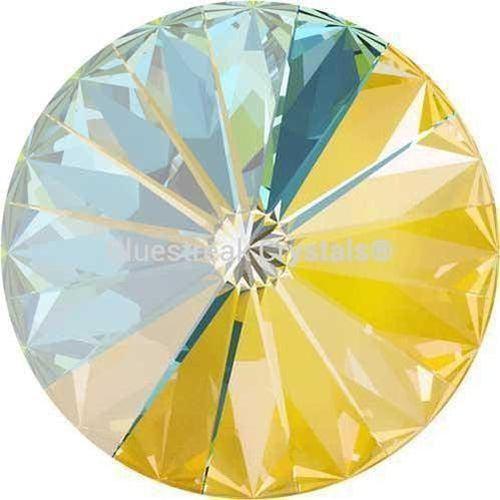 Swarovski Chatons Round Stones Rivoli (1122) Crystal Sunshine Delite UNFOILED-Swarovski Chatons & Round Stones-12mm - Pack of 4-Bluestreak Crystals