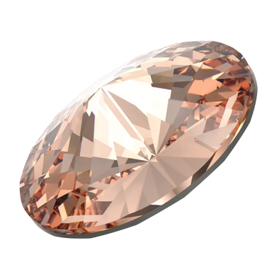 Swarovski Chatons Round Stones Rivoli (1122) Light Peach - Bluestreak Crystals