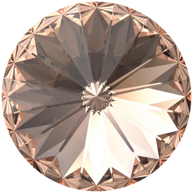Swarovski Chatons Round Stones Rivoli (1122) Light Peach - Bluestreak Crystals
