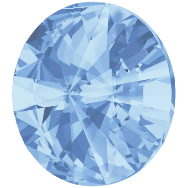 Swarovski Chatons Round Stones Rivoli (1122) Light Sapphire - Bluestreak Crystals