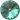 Swarovski Chatons Round Stones Rivoli (1122) Recreated Caribbean Green - Bluestreak Crystals