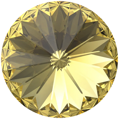 Swarovski Chatons Round Stones Rivoli (1122) Recreated Dark Jonquil - Bluestreak Crystals