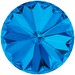 Swarovski Chatons Round Stones Rivoli (1122) Sapphire - Bluestreak Crystals