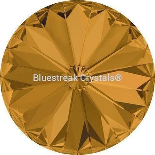 Swarovski Chatons Round Stones Rivoli (1122) Topaz-Swarovski Chatons & Round Stones-SS39 (8.30mm) - Pack of 10-Bluestreak Crystals