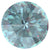 Swarovski Chatons Round Stones Rose Cut (1401) Aquamarine Ignite UNFOILED-Swarovski Chatons & Round Stones-8mm - Pack of 2-Bluestreak Crystals