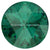 Swarovski Chatons Round Stones Rose Cut (1401) Emerald-Swarovski Chatons & Round Stones-8mm - Pack of 2-Bluestreak Crystals