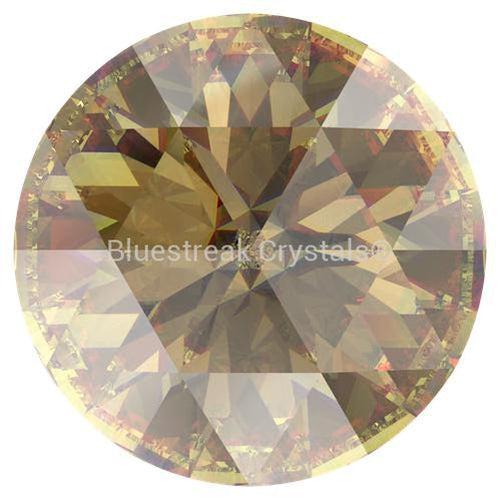 Swarovski Chatons Round Stones Rose Cut (1401) Light Colorado Topaz-Swarovski Chatons & Round Stones-8mm - Pack of 2-Bluestreak Crystals
