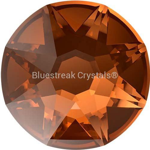 Swarovski Colour Sample Service Flatbacks - Standard Colours-Bluestreak Crystals® Sample Service-Smoked Amber-Bluestreak Crystals