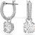 Swarovski Constella Drop Earrings Round Cut White Rhodium Plated-Swarovski Jewellery-Bluestreak Crystals