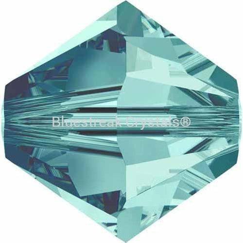Swarovski Crystal Beads Bicone (5328) Blue Zircon-Swarovski Crystal Beads-3mm - Pack of 25-Bluestreak Crystals