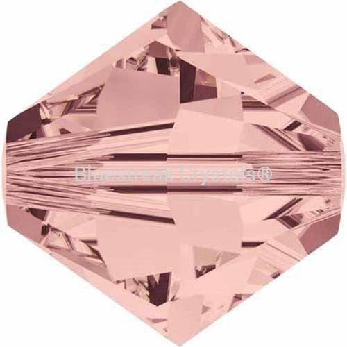 Swarovski Crystal Beads Bicone (5328) Blush Rose-Swarovski Crystal Beads-3mm - Pack of 25-Bluestreak Crystals
