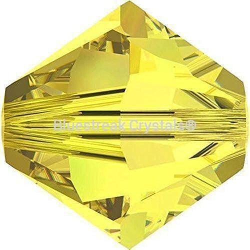 Swarovski Crystal Beads Bicone (5328) Citrine-Swarovski Crystal Beads-3mm - Pack of 25-Bluestreak Crystals