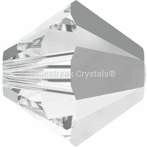 Swarovski Crystal Beads Bicone (5328) Crystal Light Chrome-Swarovski Crystal Beads-3mm - Pack of 25-Bluestreak Crystals