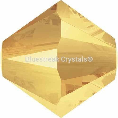 Swarovski Crystal Beads Bicone (5328) Crystal Metallic Sunshine-Swarovski Crystal Beads-3mm - Pack of 25-Bluestreak Crystals