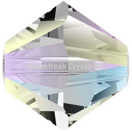 Swarovski Crystal Beads Bicone (5328) Crystal Shimmer 2X-Swarovski Crystal Beads-3mm - Pack of 25-Bluestreak Crystals