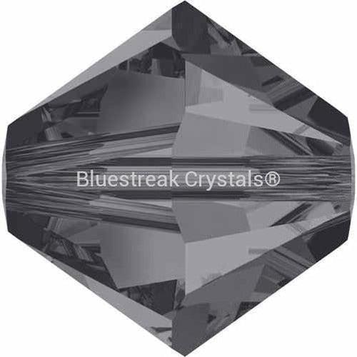 Swarovski Crystal Beads Bicone (5328) Crystal Silver Night-Swarovski Crystal Beads-3mm - Pack of 25-Bluestreak Crystals