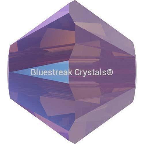 Swarovski Crystal Beads Bicone (5328) Cyclamen Opal Shimmer 2x-Swarovski Crystal Beads-3mm - Pack of 25-Bluestreak Crystals