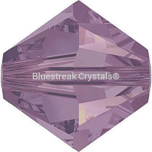 Swarovski Crystal Beads Bicone (5328) Cyclamen Opal-Swarovski Crystal Beads-3mm - Pack of 25-Bluestreak Crystals