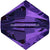 Swarovski Crystal Beads Bicone (5328) Dark Indigo-Swarovski Crystal Beads-3mm - Pack of 25-Bluestreak Crystals