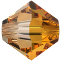 Swarovski Crystal Beads Bicone (5328) Dark Orange - Bluestreak Crystals
