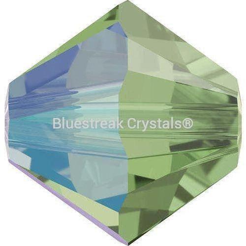 Swarovski Crystal Beads Bicone (5328) Erinite Shimmer-Swarovski Crystal Beads-5mm - Pack of 20-Bluestreak Crystals