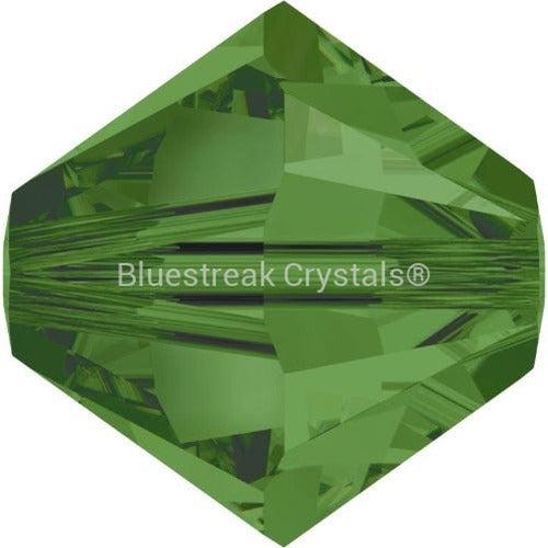 Swarovski Crystal Beads Bicone (5328) Fern Green-Swarovski Crystal Beads-3mm - Pack of 25-Bluestreak Crystals