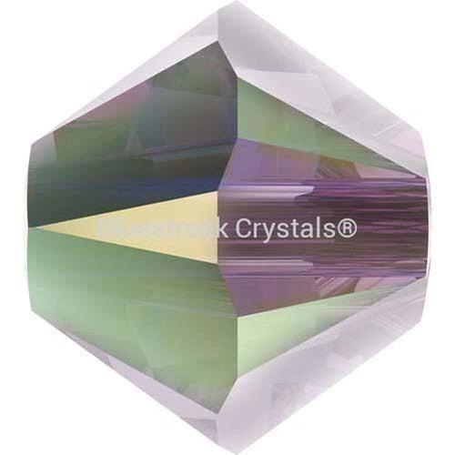Swarovski Crystal Beads Bicone (5328) Iris AB 2X-Swarovski Crystal Beads-3mm - Pack of 25-Bluestreak Crystals