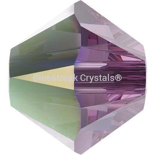 Swarovski Crystal Beads Bicone (5328) Iris AB-Swarovski Crystal Beads-3mm - Pack of 25-Bluestreak Crystals