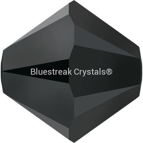 Swarovski Crystal Beads Bicone (5328) Jet Hematite 2X-Swarovski Crystal Beads-3mm - Pack of 25-Bluestreak Crystals