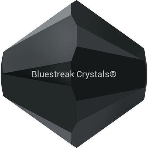 Swarovski Crystal Beads Bicone (5328) Jet Hematite-Swarovski Crystal Beads-3mm - Pack of 25-Bluestreak Crystals