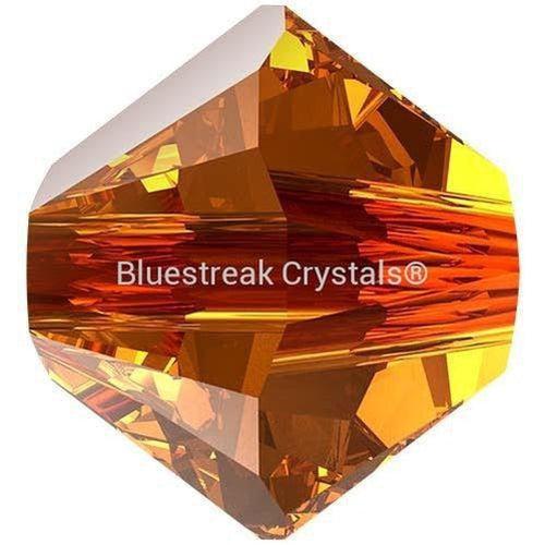 Swarovski Crystal Beads Bicone (5328) Light Amber-Swarovski Crystal Beads-3mm - Pack of 25-Bluestreak Crystals