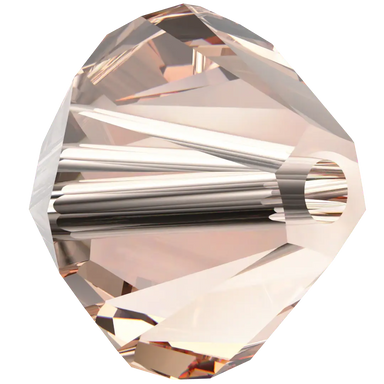 Swarovski Crystal Beads Bicone (5328) Light Peach - Bluestreak Crystals