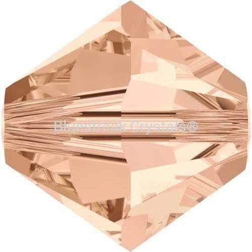 Swarovski Crystal Beads Bicone (5328) Light Peach-Swarovski Crystal Beads-3mm - Pack of 25-Bluestreak Crystals