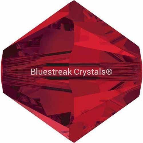 Swarovski Crystal Beads Bicone (5328) Light Siam-Swarovski Crystal Beads-3mm - Pack of 25-Bluestreak Crystals