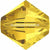 Swarovski Crystal Beads Bicone (5328) Light Topaz-Swarovski Crystal Beads-3mm - Pack of 25-Bluestreak Crystals