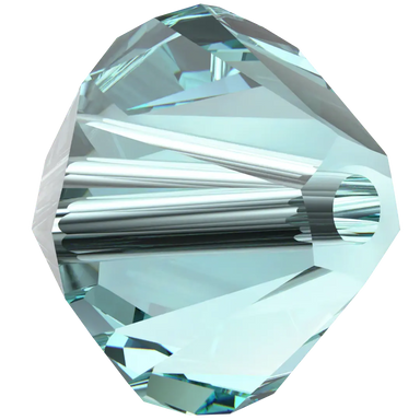 Swarovski Crystal Beads Bicone (5328) Light Turquoise - Bluestreak Crystals