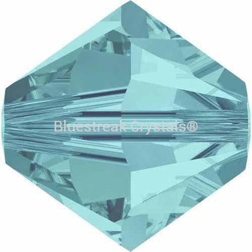 Swarovski Crystal Beads Bicone (5328) Light Turquoise-Swarovski Crystal Beads-3mm - Pack of 25-Bluestreak Crystals