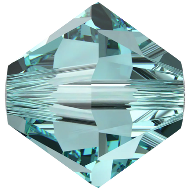 Swarovski Crystal Beads Bicone (5328) Light Turquoise - Bluestreak Crystals
