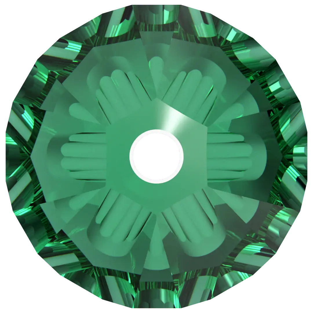 Serinity Crystal Beads Bicone (5328) Majestic Green - Bluestreak Crystals