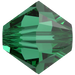 Serinity Crystal Beads Bicone (5328) Majestic Green - Bluestreak Crystals
