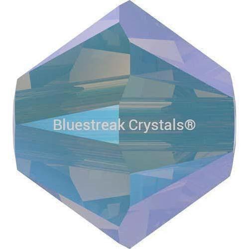Swarovski Crystal Beads Bicone (5328) Pacific Opal Shimmer 2X-Swarovski Crystal Beads-3mm - Pack of 25-Bluestreak Crystals