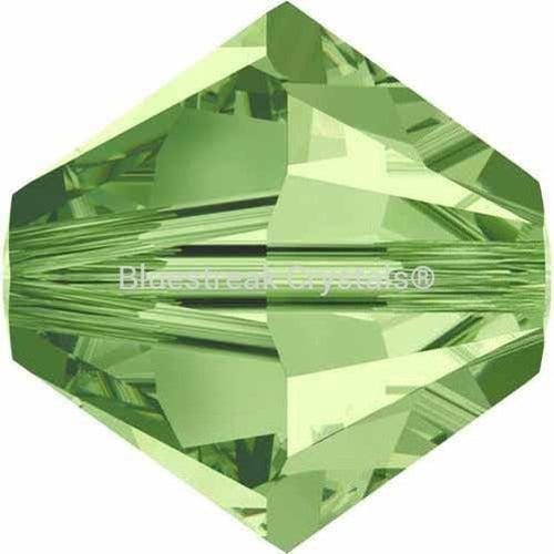 Swarovski Crystal Beads Bicone (5328) Peridot-Swarovski Crystal Beads-3mm - Pack of 25-Bluestreak Crystals