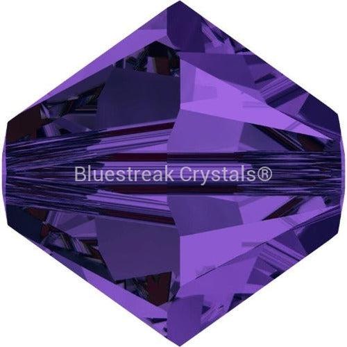 Swarovski Crystal Beads Bicone (5328) Purple Velvet-Swarovski Crystal Beads-3mm - Pack of 25-Bluestreak Crystals