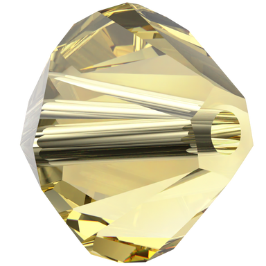 Swarovski Crystal Beads Bicone (5328) Recreated Dark Jonquil - Bluestreak Crystals