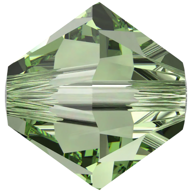 Swarovski Crystal Beads Bicone (5328) Recreated Peridot - Bluestreak Crystals
