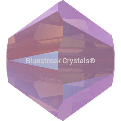 Swarovski Crystal Beads Bicone (5328) Rose Water Opal Shimmer 2X-Swarovski Crystal Beads-3mm - Pack of 25-Bluestreak Crystals