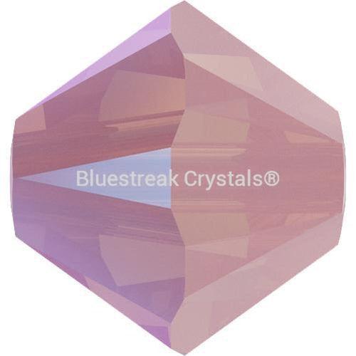 Swarovski Crystal Beads Bicone (5328) Rose Water Opal Shimmer-Swarovski Crystal Beads-3mm - Pack of 25-Bluestreak Crystals
