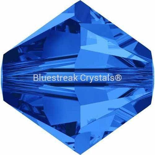 Swarovski Crystal Beads Bicone (5328) Sapphire-Swarovski Crystal Beads-3mm - Pack of 25-Bluestreak Crystals