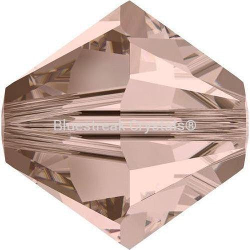 Swarovski Crystal Beads Bicone (5328) Vintage Rose-Swarovski Crystal Beads-3mm - Pack of 25-Bluestreak Crystals